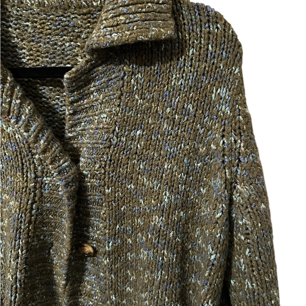 Chunky Cardigan Belted Sweater. GUC - Picture 5 of 6